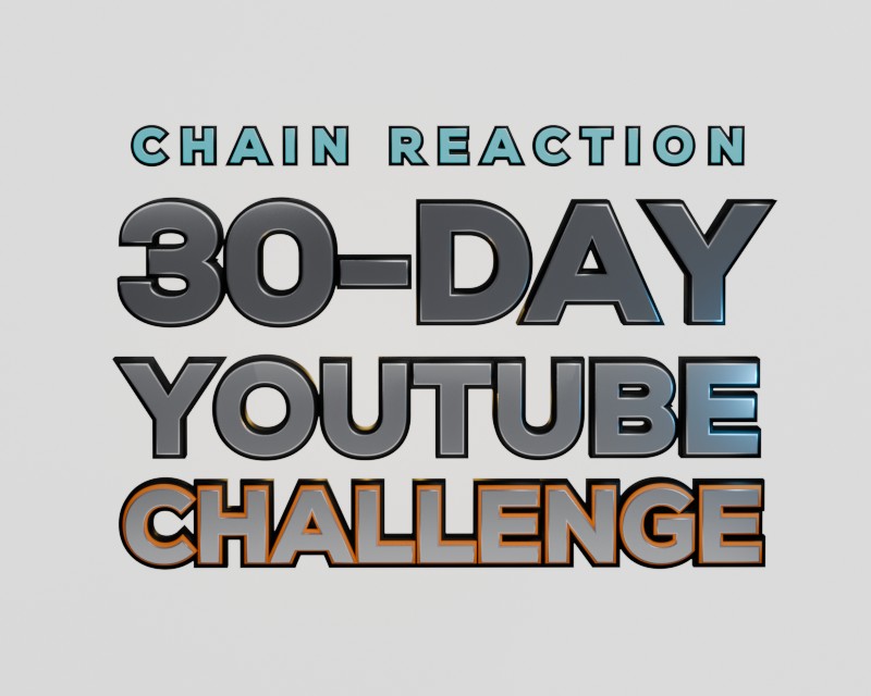 30 day YouTube challenge