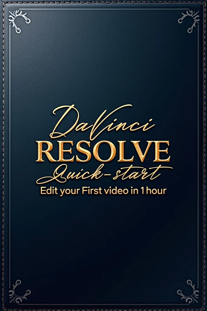 DaVinci Resolve Quickstart guide